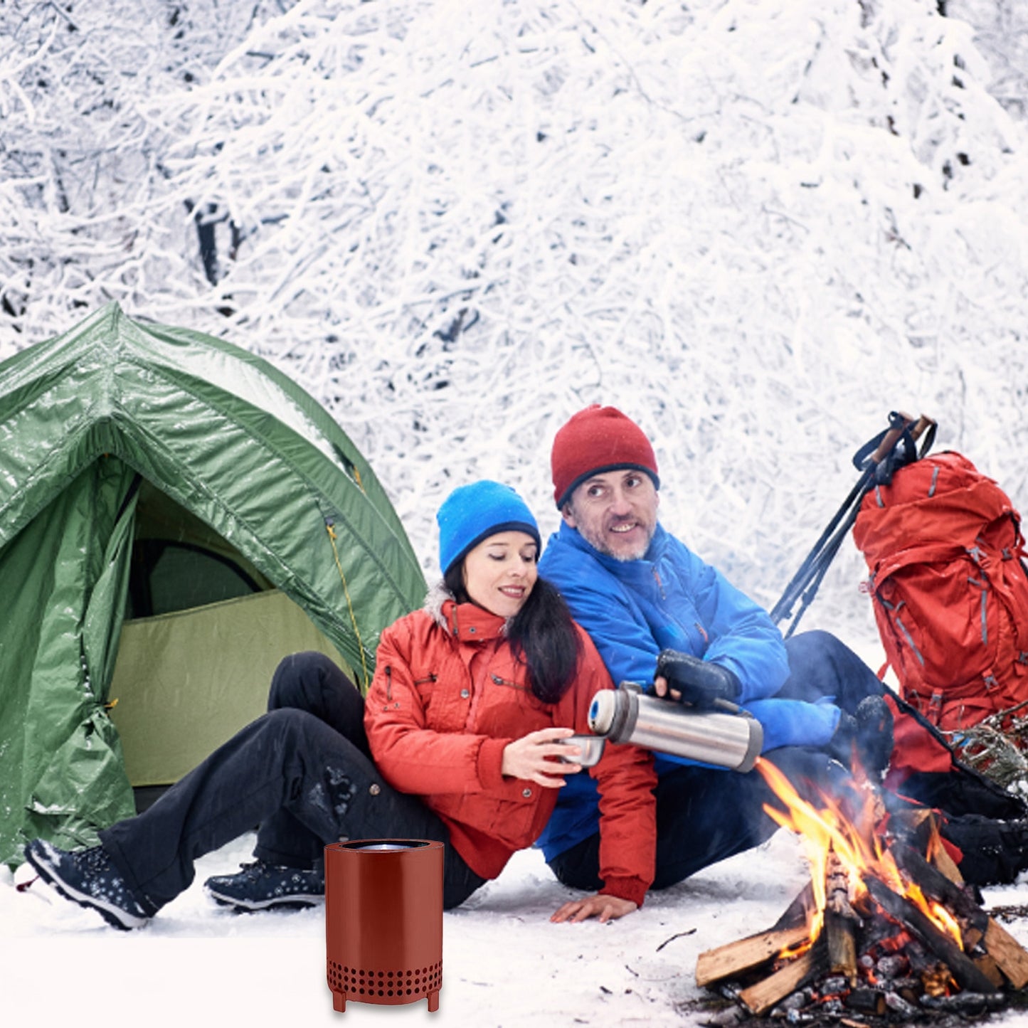 Tabletop Fire Pit with Stand