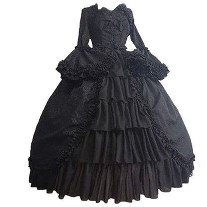 Medieval Retro Gothiced Court Dress