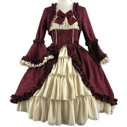 Medieval Retro Gothiced Court Dress