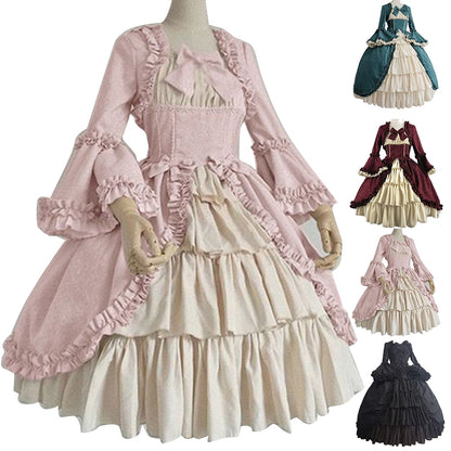 Medieval Retro Gothiced Court Dress