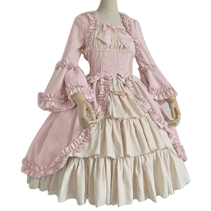 Medieval Retro Gothiced Court Dress